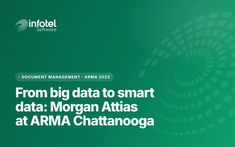 From Big Data to Smart Data: Infotel’s Product Innovation Manager Shares Use Cases and Expertise at ARMA Chattanooga Chapter Meeting