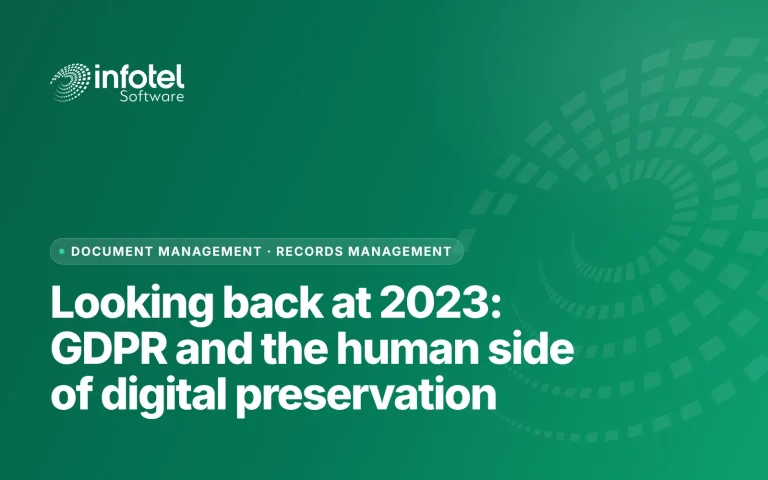 2023 Records Management Reflection: Arvitam, GDPR, and the Human Aspect of Digital Preservation