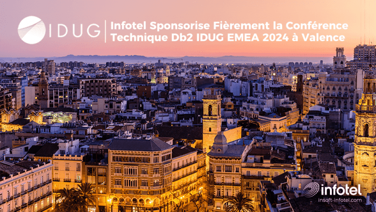 Infotel est fier de sponsoriser la conférence technique IDUG EMEA 2024 Db2 à Valence