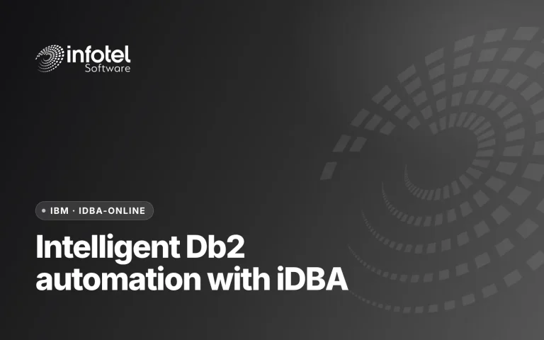 Intelligent automation of Db2 management with iDBA