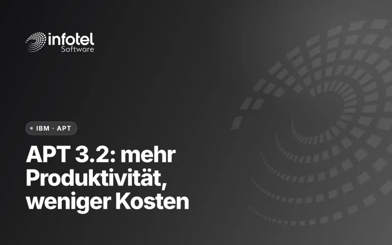 APT version 3.2.00: Neue Funktionen zur Steigerung der Produktivität, Kostensenkung und signifikanten Verbesserung der Developer Experience
