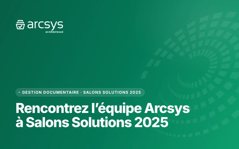 Venez rencontrer l’équipe Arcsys à Salons Solutions 2025 sur le stand eFutura (K11)