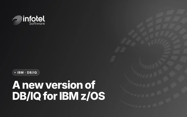 Infotel Announces Its Latest Version Update of Code Quality Assurance Solution DB/IQ for IBM® z/OS®