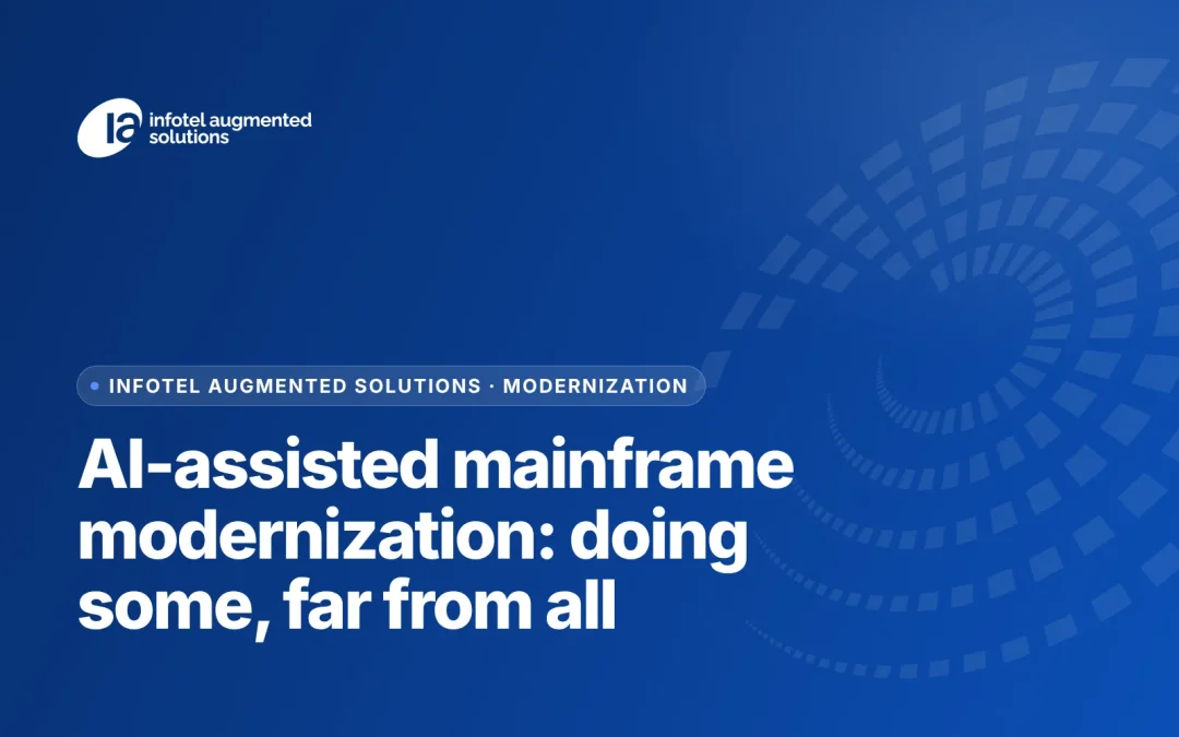 AI-Assisted Application Modernization on the Mainframe: AI Is Doing Some, but Is Far from Doing It All